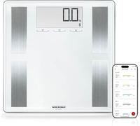Soehnle Balance connectée Shape Sense Connect 100, Balance pèse personne avec connexion Bluetooth aux applications de suivi de santé, Pèse personne à technologie BIA premium, avec affichage LCD