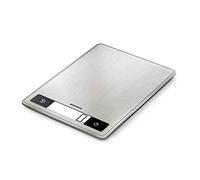 Soehnle Page Profi 200 Balance de cuisine multifonctions compacte & élégante, balance culinaire précision 1 g, pèse aliment jusqu'à 15 kg - acier inoxydable