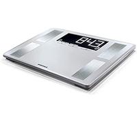 Soehnle Pèse-personne Shape Sense Profi 200, Balance de précision supporte jusqu'à 180 kg, Balance électronique impédancemètre avec analyse corporelle et calcul de l'IMC, Pèse personne mode athlète