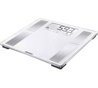 Soehnle Shape Sense Connect 100 Balance d'analyse corporelle numérique Plage de pesée (max.)=180 kg gris, métal avec Bluetooth