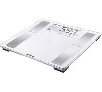 Soehnle Shape Sense Connect 100 Balance danalyse corporelle numérique Plage de pesée (max.)=180 kg gris, métal avec Bluetooth