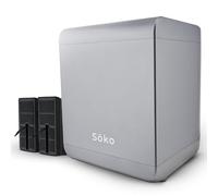 Söko Composteur électrique [2 filtres à Charbon Actif] Composteur électrique Rapide - Solution pour Le compostage dans la Cuisine, Le Jardin et sur Le Balcon | Accélérateur de compostage d'intérieur
