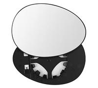 Soekodu Verre de Rétroviseur Compatible avec Mini Cooper 2007-2011, Compatible avec Mini Countryman R60 2010-2015, Verre de Rétroviseur Hyperbolique Chauffant avec Plaque de Support