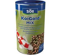 Söll KoiGold Mix - Aliments pour Koï avec Oligo-éléments et Vitamines pour l'Alimentation à Part Entière dans l'Étang de Jardin ou de Poissons