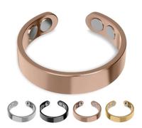 SöMni Bague magnétique pour femme ménopause Réduit le stress et l'anxiété Améliore la qualité du sommeil Favorise la combustion des graisses et la guérison naturelle Thérapie magnétique réglable, @3