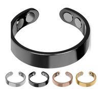 SöMni Bague magnétique pour femme ménopause Réduit le stress et l'anxiété Améliore la qualité du sommeil Favorise la combustion des graisses et la guérison naturelle Thérapie magnétique réglable, @1