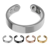 SöMni Bague magnétique pour femme ménopause Réduit le stress et l'anxiété Améliore la qualité du sommeil Favorise la combustion des graisses et la guérison naturelle Thérapie magnétique réglable, @4