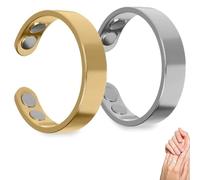 Sömni Bague Sömni pour femme ménopause Bague magnétique pour femme, relaxation et bien-être, soutient l'équilibre intérieur, accessoire élégant, réglable et doux pour la peau, acier inoxydable zinc