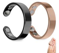 Sömni Bague Sömni pour femme ménopause Bague magnétique pour femme, relaxation et bien-être, soutient l'équilibre intérieur, accessoire élégant, réglable et doux pour la peau, acier inoxydable zinc
