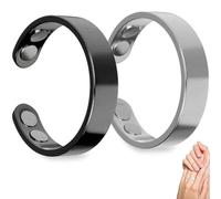 Sömni Bague Sömni pour femme ménopause Bague magnétique pour femme, relaxation et bien-être, soutient l'équilibre intérieur, accessoire élégant, réglable et doux pour la peau, acier inoxydable zinc