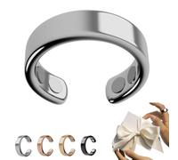 SöMni Bague SöMni pour femme ménopause, thérapie magnétique réglable, convient pour les hommes et les femmes, perte de poids, relaxation, soulagement de la fatigue, Acier inoxydable de zinc (brillance
