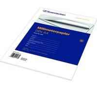 Soennecken bloc millimétré 1232 DIN A4 papier livre 50feuilles rouge