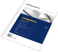 Soennecken Collegeblock 2361 DIN A4 perforé ligné 80feuilles blanc
