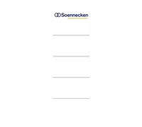 Soennecken Étiquette classeur 3350 large/courte sk blanc 10 pcs/paquet