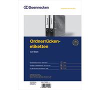Soennecken Étiquette classeur 66309 large/courte sk blanc 400 pcs/paquet