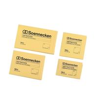 Soennecken papillons adhésifs 5810 50x40mm jaune clair 12x100feuilles 12 pcs/paquet