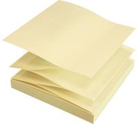 Soennecken papillons adhésifs oeco 5864 RC pliage en Z 75x75mm 100fl. jaune 12p.