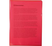 Soennecken Pochette transparente 1511 DIN A4 PP rouge 100 pcs/paquet