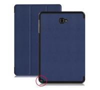 SOENS Étui à Rabat Ultra Mince adapté for Samsung Galaxy 2016 Tab A6 10.1 avec étui for Tablette S Pen SM-P580 P585 Coque Intelligente (Color : Dark Blue)