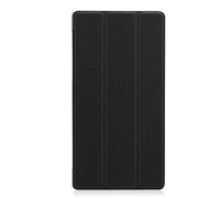 SOENS Étui Compatible avec Les étuis Lenovo TAB4 Tab 4 10 Plus TB-X704L 10.1 "TB-X704F TB-X704N Housse Tablette Coque en Cuir PU (Color : Black)
