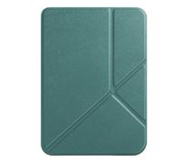 SOENS Étui magnétique Pliable en Cuir PU for liseuse Kobo Clara Colour/BW 6 Pouces (2024, N367, N365)(Dark Green,for Kobo Clara BW)