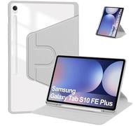 SOENS Housse de Protection rotative à 360° for Tablette Samsung Galaxy Tab S10 FE Plus 13,1 Pouces SM-X620/X626B 2025, avec Porte-Stylo(Gray)