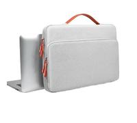 SOENS Housse for ordinateur portable, étanche et résistante aux chocs, sac d'affaires adapté au MacBook Air/Pro 13,14,15,16, conception mince et Durable(Light Grey,11.6 inch)