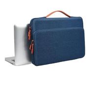 SOENS Housse for ordinateur portable, étanche et résistante aux chocs, sac d'affaires adapté au MacBook Air/Pro 13,14,15,16, conception mince et Durable(Dark Blue,13.3 inch)