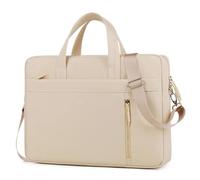 SOENS Sac à bandoulière for ordinateur portable, sacoche adaptée à Apple Macbook Air Pro 13 14 15 16 pouces, pochette for ordinateur portable, porte-documents(Apricot,13-14 Inch)
