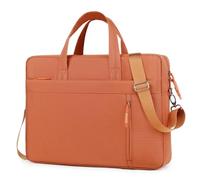 SOENS Sac à bandoulière for ordinateur portable, sacoche adaptée à Apple Macbook Air Pro 13 14 15 16 pouces, pochette for ordinateur portable, porte-documents(Orange,15-16 Inch)