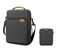 SOENS Sac à bandoulière for tablette, adapté à Lenovo Xiaoxin Pro GT 11.1 "/Pad 12.1" / Pad Pro 12.7 ", sac à bandoulière Portable(Black Gray,Pad Pro 12.7inch)