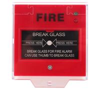 SOESFOUFU 1 Bouton d'alarme Incendie avec clencheur Manuel - Déverrouillage d'urgence de Porte en Cas de bris de Glace - Interrupteur de sécurité Mural pour Maison, Bureau, école