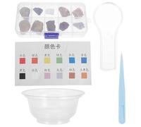 SOESFOUFU 1 ensemble de spécimens de roches géologiques : outil pédagogique d'initiation avec boîte de collection pour les enfants étudiant les activités scientifiques de découverte des