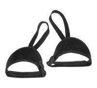 SOESFOUFU 1 Paire de Dragonnes Réglables pour Bâtons de Randonnée et Bâtons de Marche, Sangle en Polyester Noir, Soutien Supplémentaire pour Sports de Plein Air