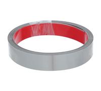 SOESFOUFU 1 rouleau de baguette décorative murale en acier inoxydable - 4 m x 2,5 cm, autocollante, pour murs, plafonds, cadres de miroirs, bordures, meubles, armoires, joints de carrelage