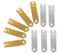 SOESFOUFU 10 pièces And Zinc Electrode Sheets For Fruit Battery Experiment And Zinc Anode Strips For DIY Science Teaching Energy Generation