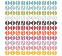 SOESFOUFU 100 Pièces Mini Boutons Ronds en Résine 4mm à 2 Trous pour Vêtements de Poupée DIY Accessoires de Couture Décoratifs et Fonctionnels
