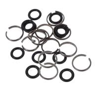 SOESFOUFU 12 Bagues de Retenue pour Douille 1/2 Pouce Joint Torique en Fer pour Clé à Chocs Usage Atelier Automobile