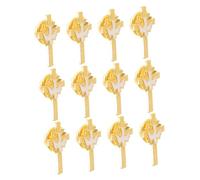 SOESFOUFU 12 Pièces Cross Pin Set Vintage Alloy Dove Brooch With Enamel For Funeral Breast Backpack Clothes Hat Religious Peace Accessories