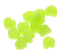 SOESFOUFU 12pcs Bouchons D'oreilles en Silicone Vert pour Dormir et Natation, Protection Auditive Douce en Gel Souple, Étanches et Réutilisables pour Garçon et Filles et Adultes