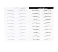 SOESFOUFU 2 Feuilles Autocollants de Sourcils Imperméables Patchs Poil Réaliste Maquillage Sourcils Naturel Lot de Standard