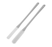 SOESFOUFU 2 Pièces Nettoyage Silicone Doux avec Long Manche pour Exfoliation pour Seniors Personnes à Mobilité Réduite