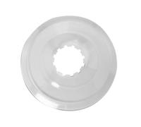 SOESFOUFU 2 Pièces Protection Robuste pour Volant Moteur de Vélo en Plastique Léger Couvercle Transparent, pour Protéger les Rayons Arrière du Vélo de Montagne