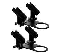 SOESFOUFU 2 Pièces Support pour aérographe support d'aérographe professionnel support de stylo pulvérisateur support pour stylo pulvérisateur porte- le fer Noir