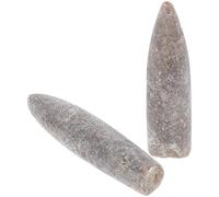 SOESFOUFU 2 Spécimens Naturels de Bélemnite Minéraux pour Décoration et Étude Géologique, Faciles à Exposer et Transporter, pour L'éducation Étudiants