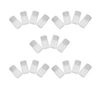 SOESFOUFU 20 Pièces Flacon de Réactif Transparent 30ml à Large Ouverture