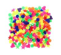 SOESFOUFU 216 Pièces Perles Vélo Décoratives pour Rayons Plastique Formes Rondes Étoiles et Cœurs Installation Facile Ajustement Sûr pour Roues de Vélo et Rayons Garçon et Filles en Famille
