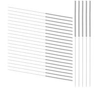 SOESFOUFU 25 Pcs Aiguille de Nettoyage pour Buse D'imprimante 3d Aiguille de Buse pour Imprimante 0,35mm Alliage D'aluminium Abs pour Nettoyage Facile