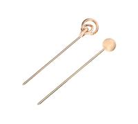 SOESFOUFU 2pièces Baguettes Aluminium Vintage Pour Cheveux Chignons Chinoises Élégantes Accessoires De Coiffure Et Filles