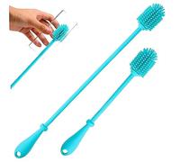 SOESFOUFU 2pièces Brosse à Biberon Silicone Goupillon Long Pour Nettoyage Des Bouteilles Et Matériau Silicone De Qualité Alimentaire Pratique Et Réutilisable